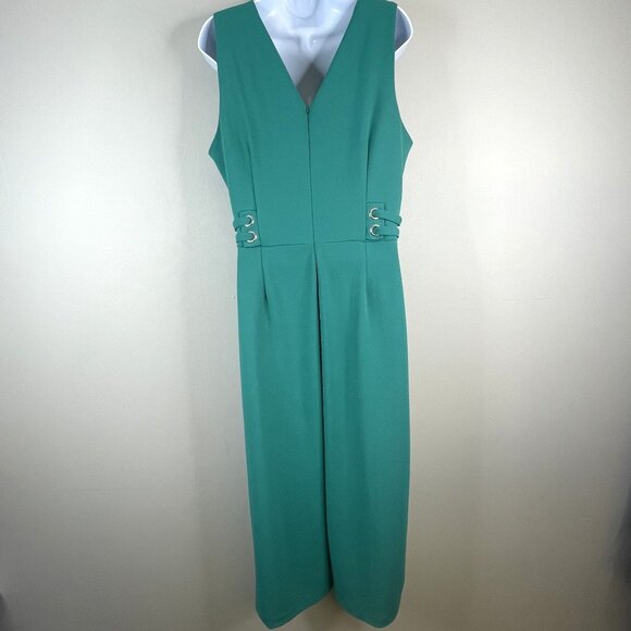 Apt 9 Cropped Jumpsuit Womens Large Sleeveless Holiday Night Out Wedding Guest - Picture 2 of 12